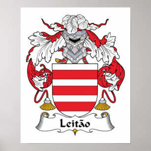 Leitao Familienwappen Poster