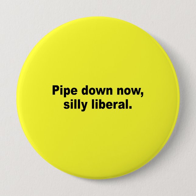 Leiten Sie unten jetzt, alberner Liberaler Button (Vorderseite)