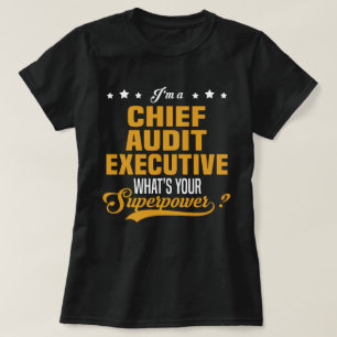 Leitende Führungskraft für Rechnungsprüfung T-Shirt