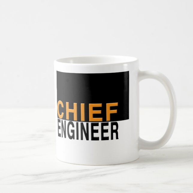 Leitender Ingenieur-Tasse Kaffeetasse (Rechts)