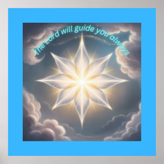 Leitender Stern der Ruhe: Ein Leuchtturm der Hoffn Poster