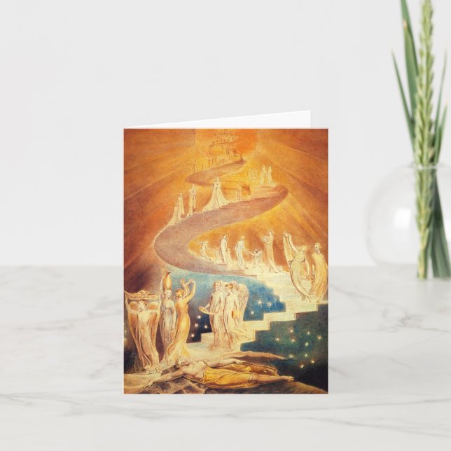 Leiter-Anmerkungs-Karte Williams Blake Jakob Karte (Vorderseite)