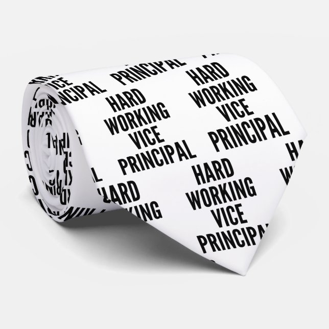 Leiter der Abteilung für harte Arbeit Neck Tie Krawatte (Gerollt)