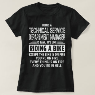 Leiter der Abteilung Technische Dienste T-Shirt