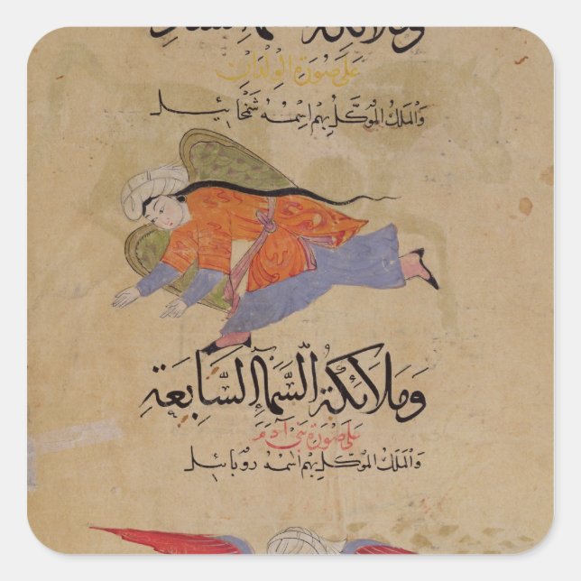 Leiter der Angels des Sechsten Himmels und Leiter Quadratischer Aufkleber (Vorderseite)