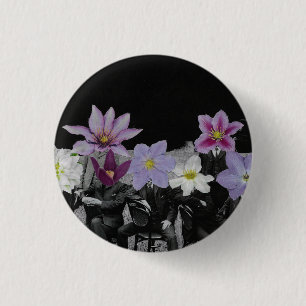 Leiter der Blume im Weltraum Button