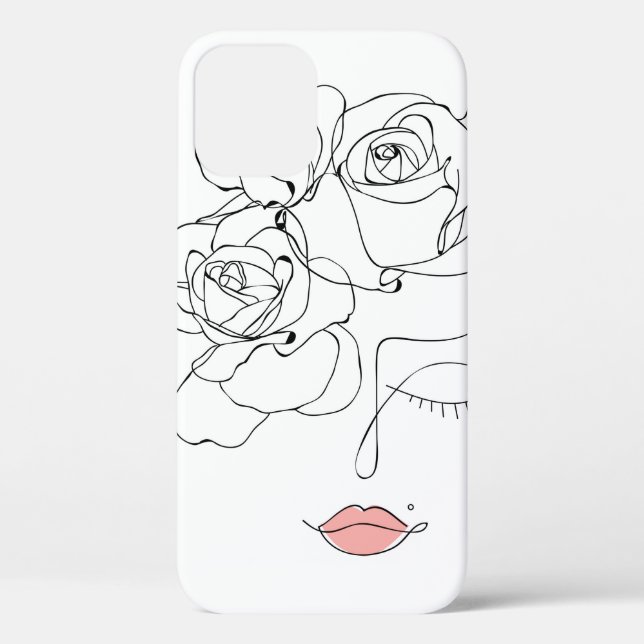 Leiter der Blume Kunst, Kunstgewerbe mit Blume,  Case-Mate iPhone Hülle (Rückseite)