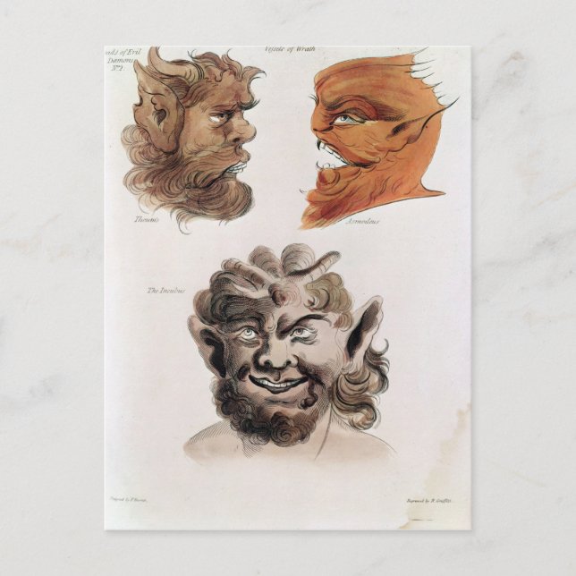Leiter der bösen Dämonen Postkarte (Vorderseite)