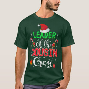 Leiter der Cousin Crew Funny Christmas Tree Lig T-Shirt
