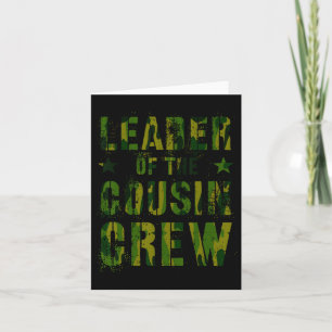 Leiter der Cousin Crew Funny Oma Oma Oma CA Karte