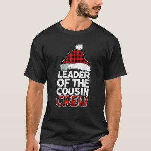 Leiter der Cousin Crew Weihnachts Buffalo Red T-Shirt
