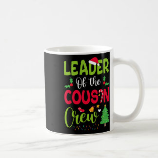 Leiter der Cousin Crew Weihnachtsfamilie Weihnacht Kaffeetasse