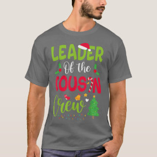 Leiter der Cousin Crew Weihnachtsfamilie Xmas T-Shirt