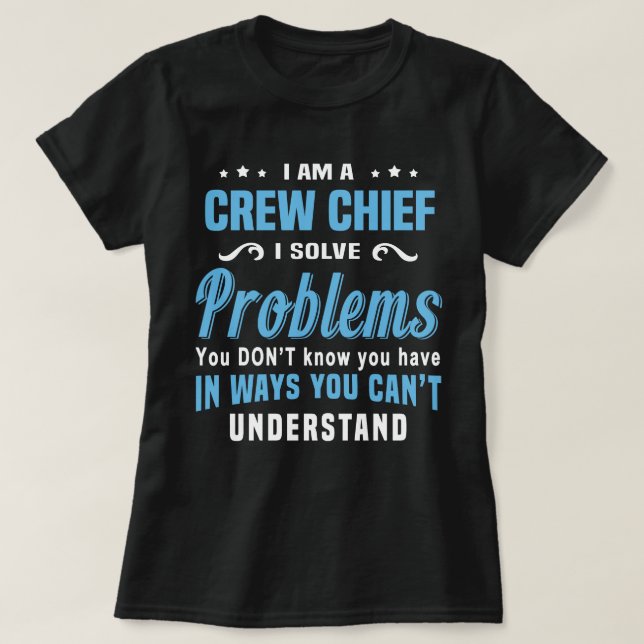 Leiter der Crew T-Shirt (Design vorne)