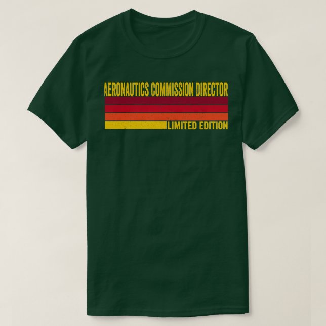 Leiter der Luftfahrtkommission T-Shirt (Design vorne)