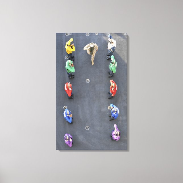 Leiter der Marineinsätze Leinwanddruck (Vorderseite)