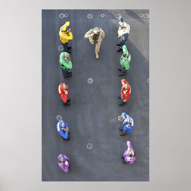 Leiter der Marineinsätze Poster (Vorne)