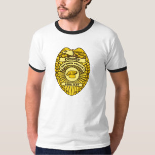 Leiter des Abzeichens der Polizei der Küche T-Shirt