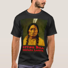 Leiter des benutzerdefinierten Sitting Bull-Amerik T-Shirt