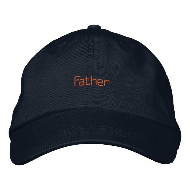 Leiter des Boss, Vater Text Cap Baseball Trucker Bestickte Baseballkappe (Vorderseite)