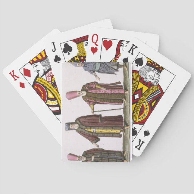 Leiter des Harem, Kapitän des Harem Ushe Spielkarten (Rückseite)