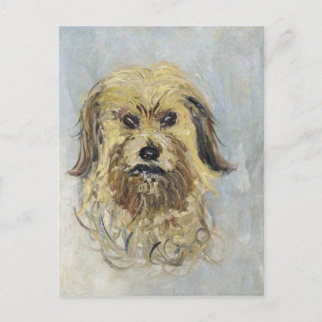 Leiter des Hundes von Claude Monet Postkarte (Vorderseite)