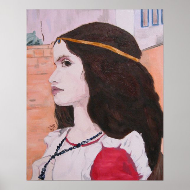 Leiter des Juliet-Studienplakats Poster (Vorne)