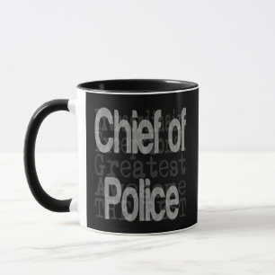 Leiter des Polizeiexperten Tasse