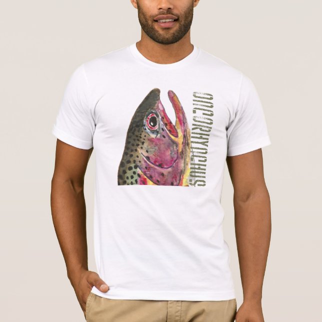 Leiter des Regenbogenforellenfischs T-Shirt (Vorderseite)