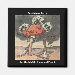 Leiter des republikanischen Sand-Party Magnet