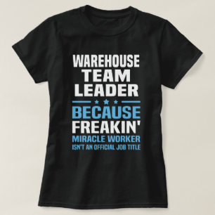 Leiter des Warehouse-Teams T-Shirt