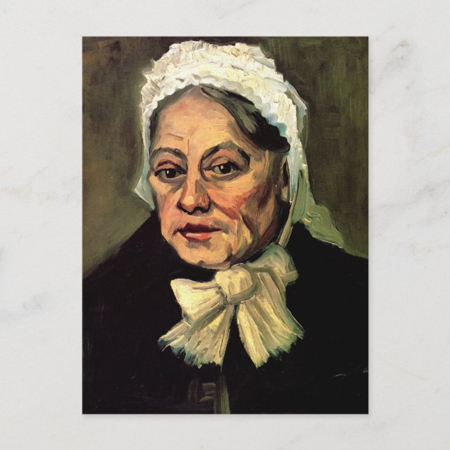 Leiter einer alten Weißen Kapelle von Vincent van  Postkarte (Vorderseite)