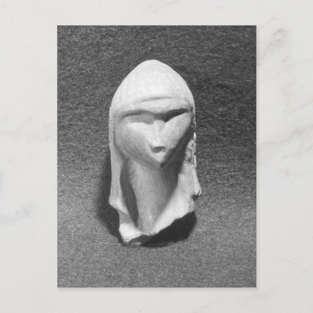 Leiter einer Frau, bekannt als Venus von Brassempo Postkarte (Vorderseite)