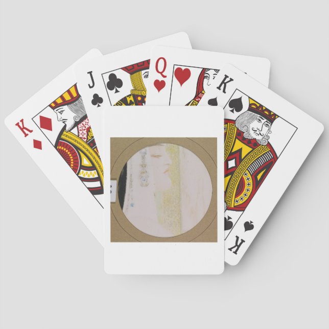 Leiter einer Frau, c.1908 (pastellfarben auf Papie Spielkarten (Rückseite)