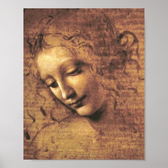 Leiter einer Frau La Scapigliata Leonardo Da Vinci Poster (Vorne)