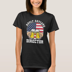 Leiter einer Tagesstätte für Erwachsene Barkeeper  T-Shirt