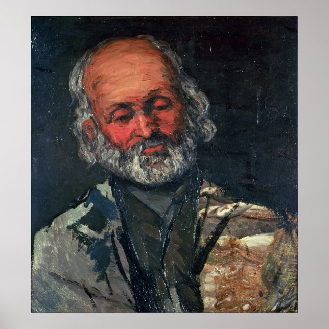 Leiter eines alten Mannes, c.1866 Poster (Vorne)