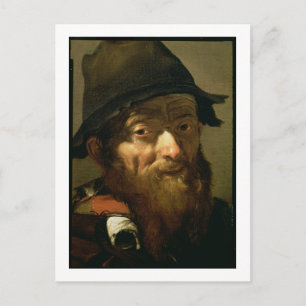 Leiter eines alten Mannes, Portrait eines alten M Postkarte