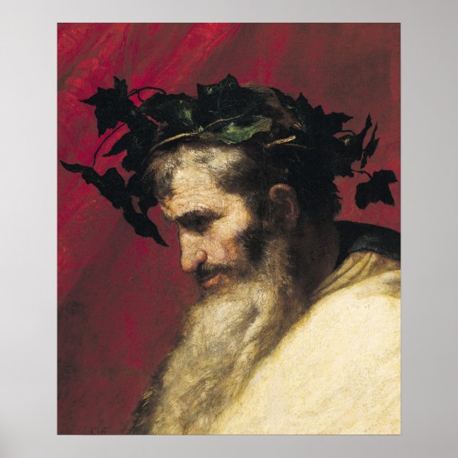 Leiter eines alten Mannes Poster (Vorne)