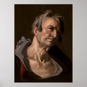 Leiter eines alten Mannes von Abraham Bloemaert Poster