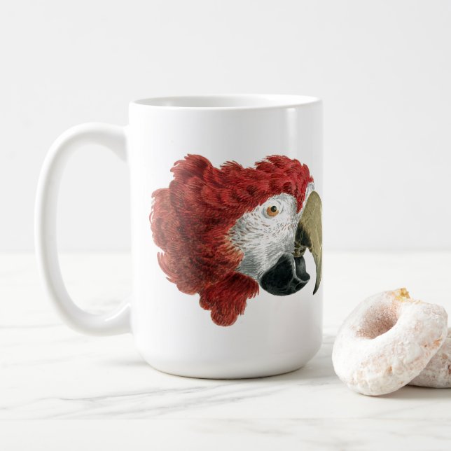 Leiter eines Ara (1725-1792) Aert Schouman Kaffeetasse (Mit Donut)