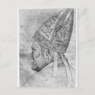 Leiter eines Bischofs, aus dem Vallardi Album Postkarte