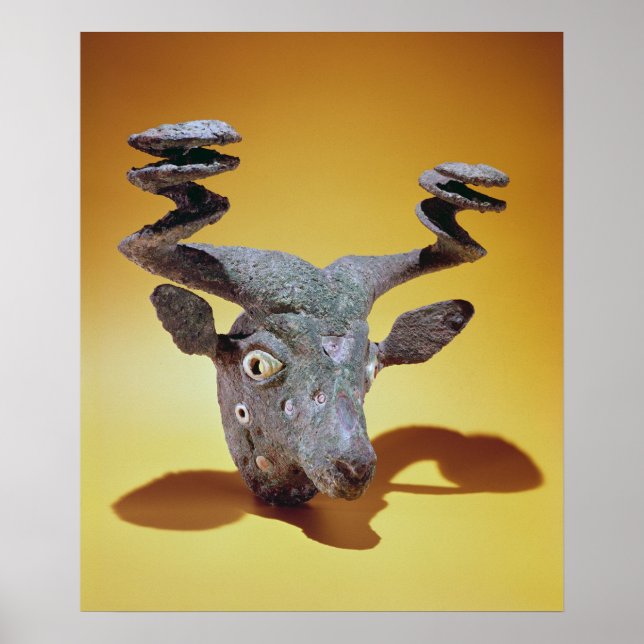 Leiter eines Bulls aus Irak, c.2000 v. Chr. Poster (Vorne)