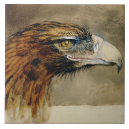 Leiter eines Golden Eagle (von John Ruskin) Fliese