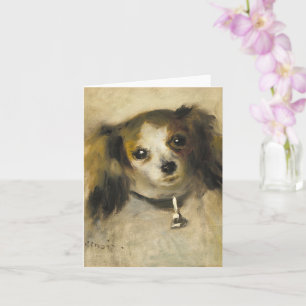 Leiter eines Hundes, Auguste Renoir Art Karte
