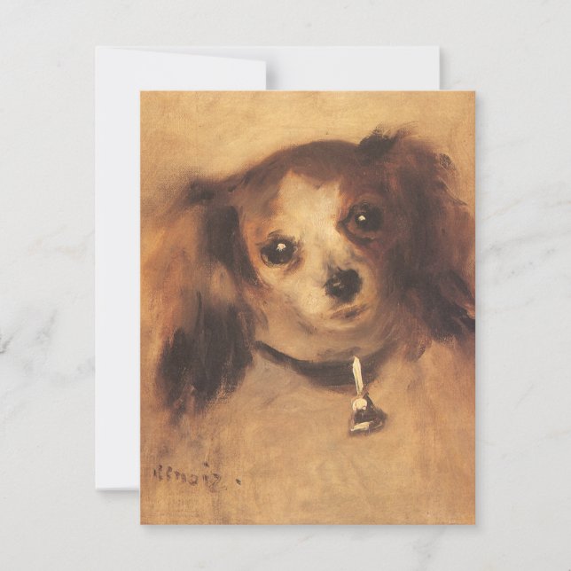 Leiter eines Hundes von Pierre Renoir, Vintage Kun (Vorderseite)