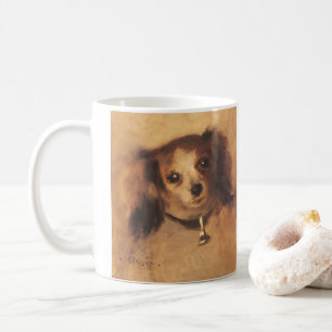 Leiter eines Hundes von Pierre Renoir, Vintage Kun Kaffeetasse