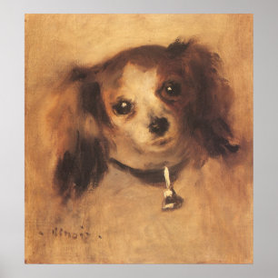 Leiter eines Hundes von Pierre Renoir, Vintage Kun Poster