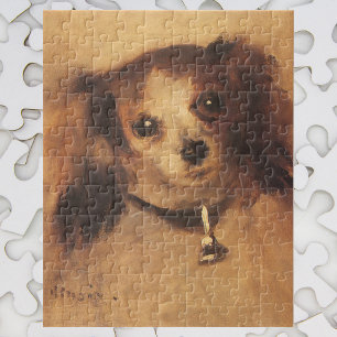 Leiter eines Hundes von Pierre Renoir, Vintage Kun Puzzle