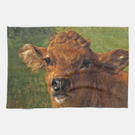 Leiter eines Kalbes (von Rosa Bonheur) Geschirrtuch